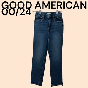 Good American Good Classic Slim Straight Jeans